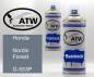 Preview: Honda, Nordic Forest, G-553P: 400ml Sprühdose + 400ml Klarlack - Set, von ATW Autoteile West.